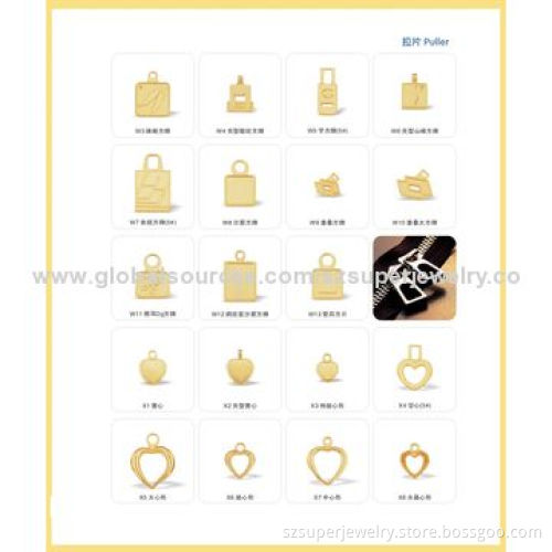 Dress metal slider